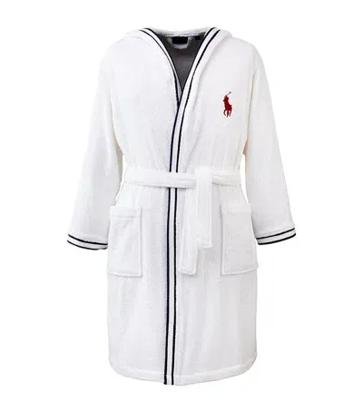 Ralph Lauren Cotton Terry Rylan Bathrobe In Navy