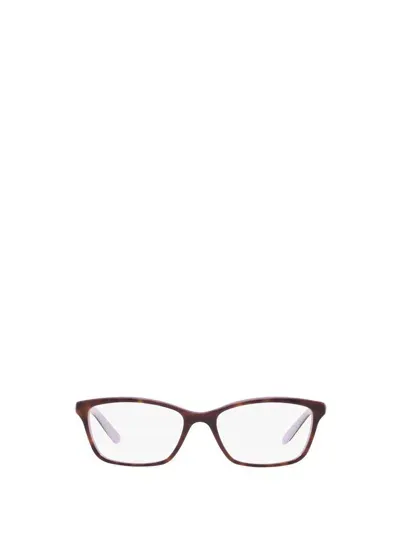 Ralph Lauren Eyeglasses In Shiny Dark Havana On Violet