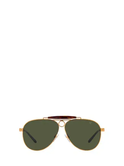 Ralph Lauren Eyewear Aviator Frame Sunglasses In Gold