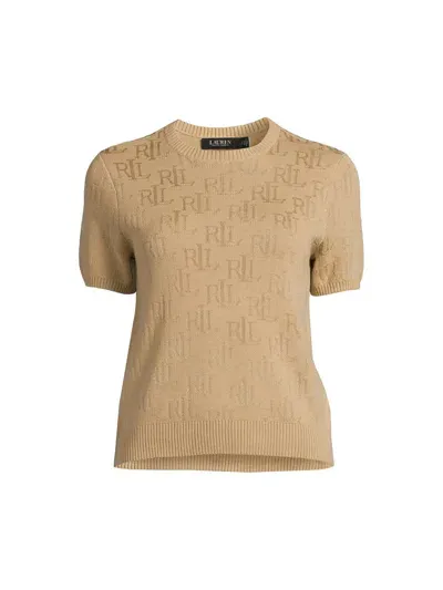 Ralph Lauren Jamyzah Short Sleeve Pullover In Birch Tan