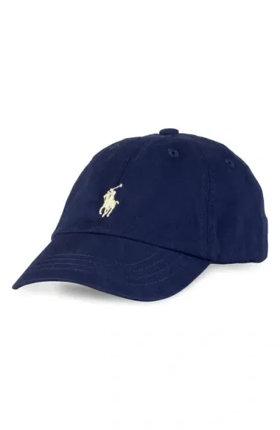 Ralph Lauren Babies'  Kids' Classic Chino Cap In Newport Navy