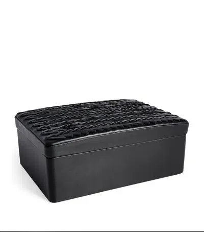 Ralph Lauren Leather Adrienne Box In Black