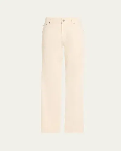 Ralph Lauren Men's Sherrington 5-pocket Twill Pants In Cream