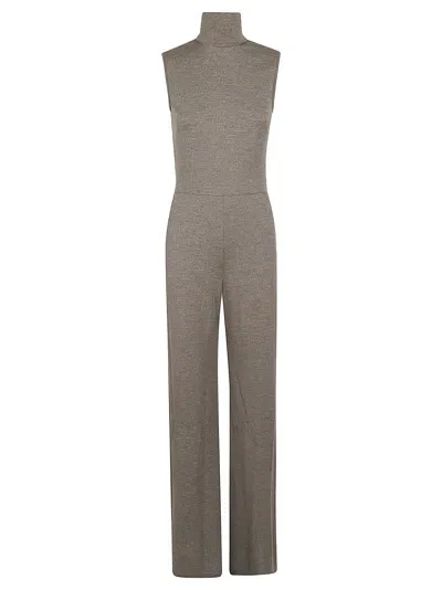 Ralph Lauren Mk Nk Jmpst-jumpsuit In Grey