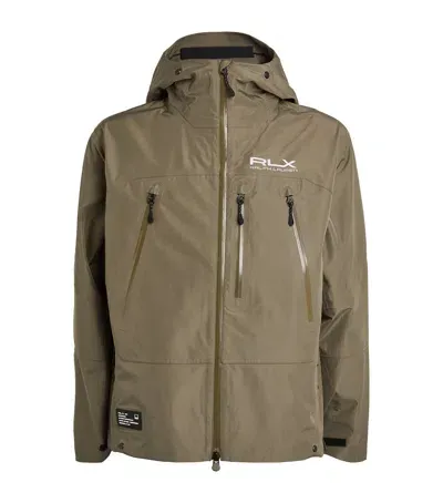 Ralph Lauren Patrol Windbreaker Jacket In Brown