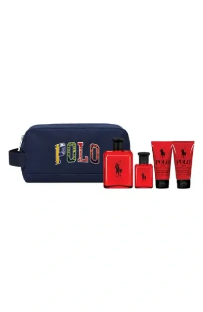 Ralph Lauren Polo Red Eau De Toilette Gift Set (limited Edition) $195 Value In No Color