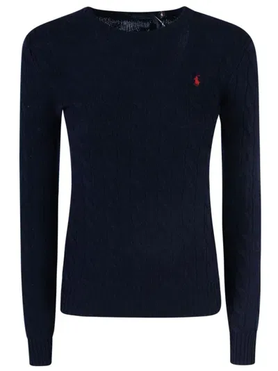 Ralph Lauren Ribbed Sweater In Blue