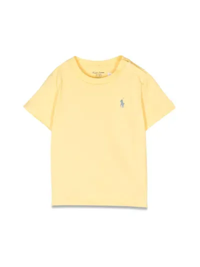 Ralph Lauren Babies' Polo-pony T-shirt In Yellow