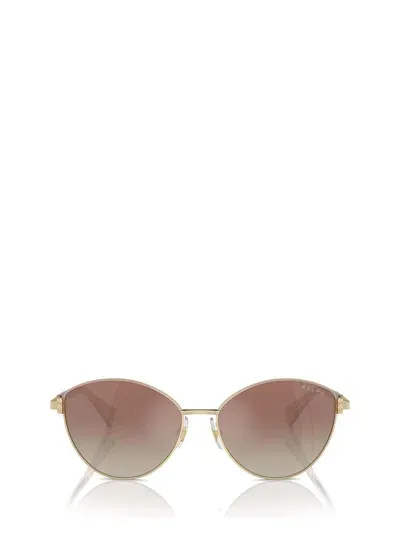 Ralph Lauren Sunglasses In Shiny Pale Gold