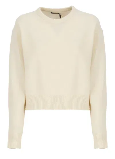 Ralph Lauren Sweater With Pony In Ivory