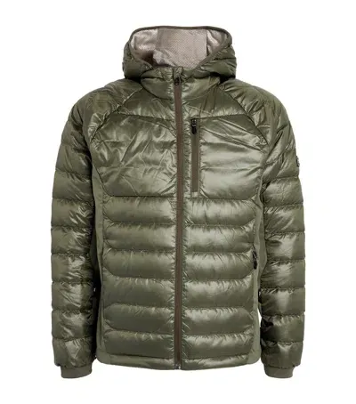 Ralph Lauren Water-repellent Down Hybrid Jacket In Green