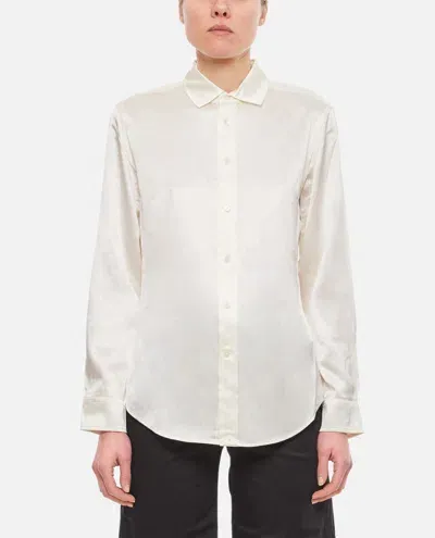 Ralph Lauren White Long Sleeve Button Front Shirt