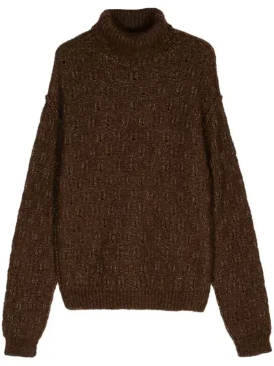 Ramael Puno Sweater In Brown