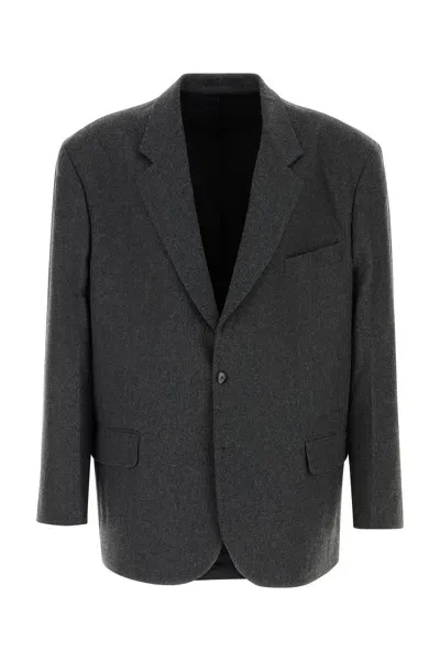 Random Identities Men 80s Blazer Woven-52 Nd  Male In Dark Grey