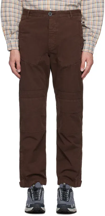 Ranra Brown Hreyfing Trousers In C701