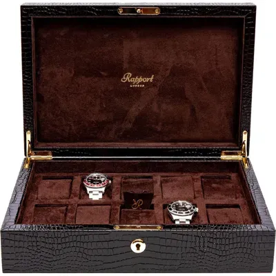 Rapport London Brompton Ten Watch Box In White