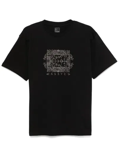 Rassvet Logo-print T-shirt In 黑色