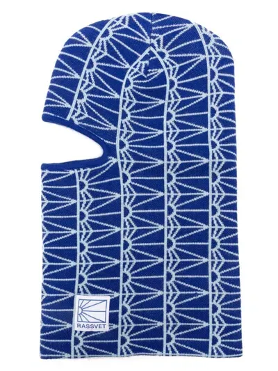 Rassvet Patterned Balaclava In Blue