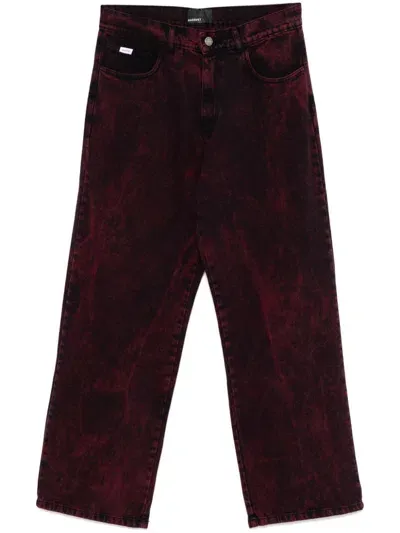 Rassvet Wide-leg Jeans In Red