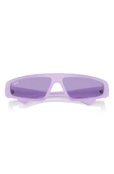 Ray Ban Izaz Bio-based Sunglasses Lilac Frame Violet Lenses 59-13