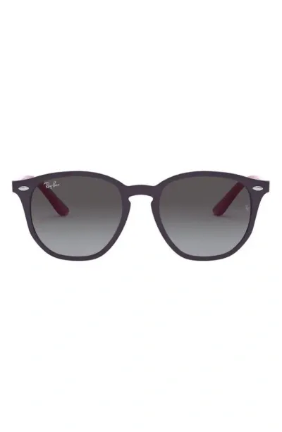 Ray Ban Ray-ban Kids' 46mm Round Sunglasses In Violet