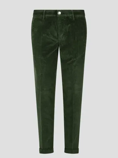 Re-hash Ribbed Mucha Chinos Pant In Green