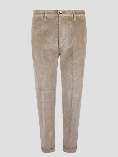 Re-hash Ribbed Mucha Chinos Pant In Neutral