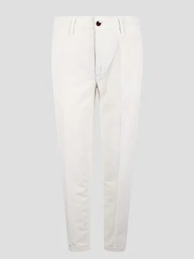 Re-hash Ribbed Mucha Chinos Pant In White