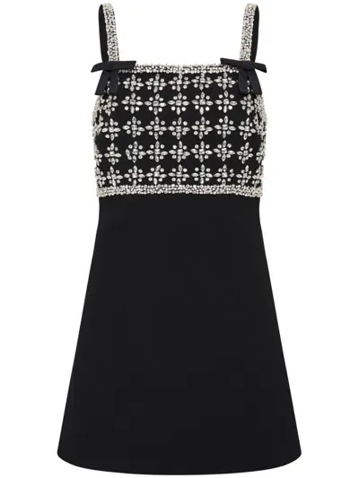 Rebecca Vallance Rina Strap Mini Dress In Black