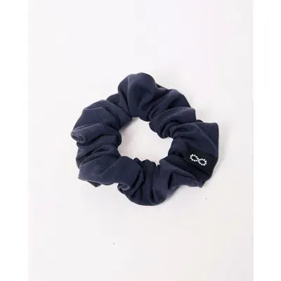 Rebody Active Cinch Scrunchi Hair Tie In Space Navy