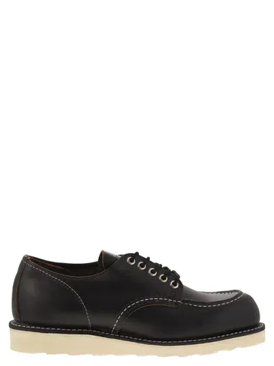 Red Wing Shop Moc - Leather Lace-up Shoe In Black