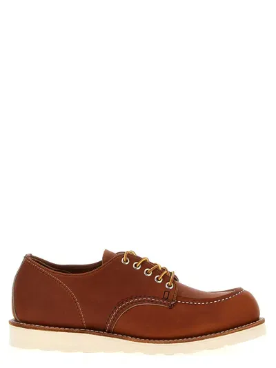 Red Wing Shop Moc Oxford Lace Up Shoes In Brown