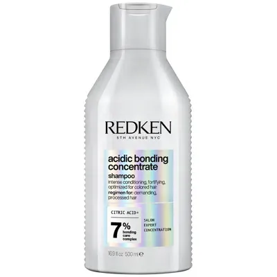 Redken Acidic Bonding Concentrate Bond Repair Sulphate Free Shampoo For Gentle Cleansing Supersize 500ml In White