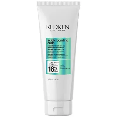 Redken Acidic Bonding Curls Leave-in Treatment For Damaged Curly & Coily Hair, Curl Defining 250ml In White