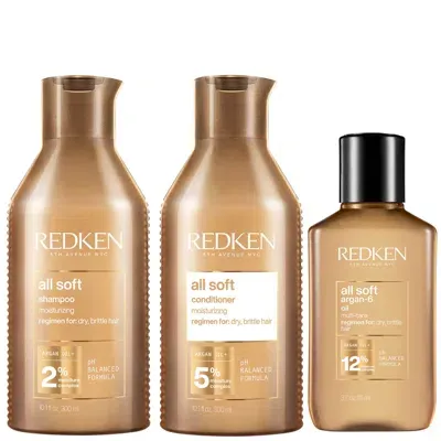 Redken Ultimate All Soft Trio Pack (3 Products) In White