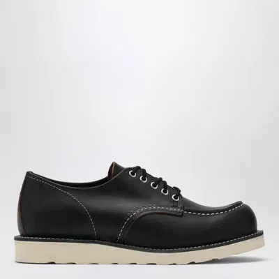 Redwing 8090 Moc Toe Low Black Leather Lace-up Shoes