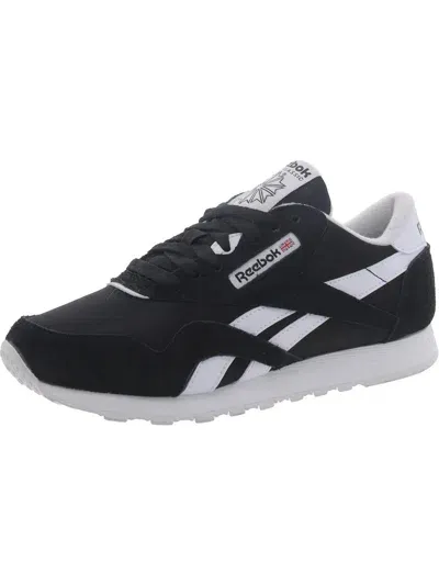 Reebok Black Classic Nylon Sneakers In Multi