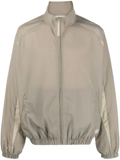 Reebok Lightweight Zip-up Jacket In Neutrals