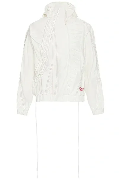 Reebok X Kanghyuk Hooded Jacket In White & Red