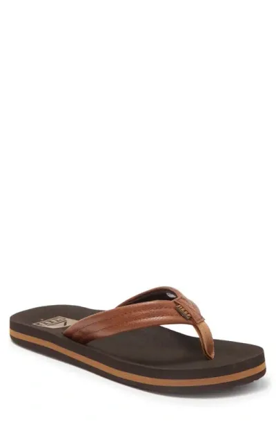 Reef Kids' Ahi Flip Flop In Brown