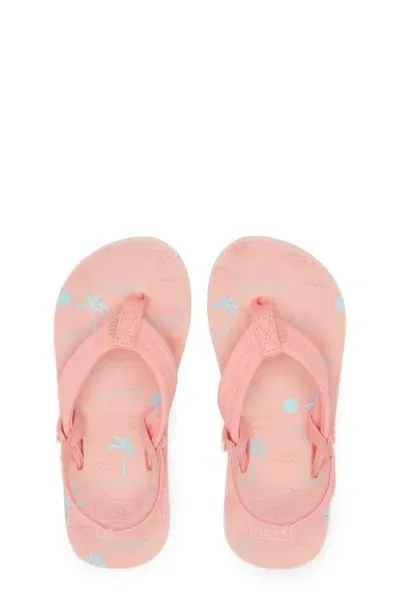 Reef Kids' Little Ahi Sandal In Pink Oasis