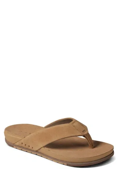 Reef Ojai Suede Flip Flop In Tan