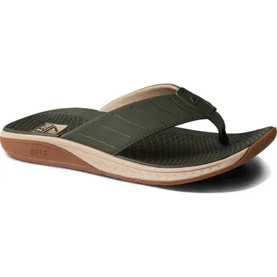 Reef The Deckhand Flip Flop In Olive/gum