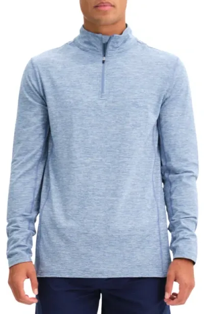 Reflo Purus Lightweight Quarter-zip Midlayer In Coronet Blue