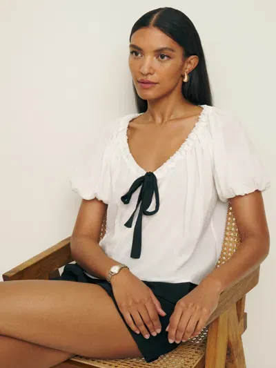 Reformation Kenna Top In White