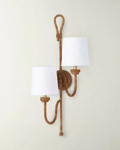 Regina Andrew Bimini Double Sconce In Brown