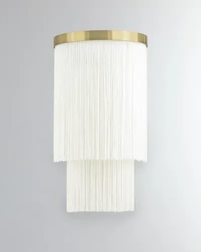 Regina Andrew Cabaret Fringe Sconce In Neutral