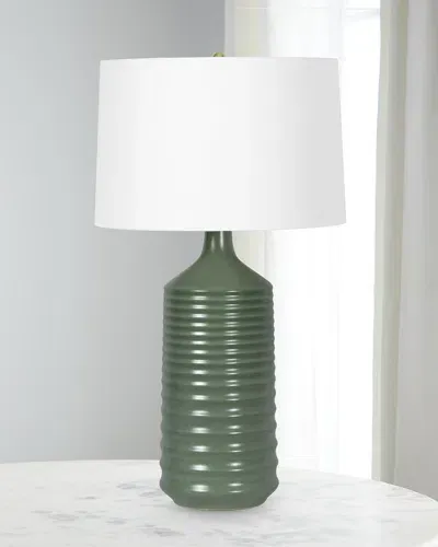 Regina Andrew Temperance 31" Ceramic Table Lamp In Green