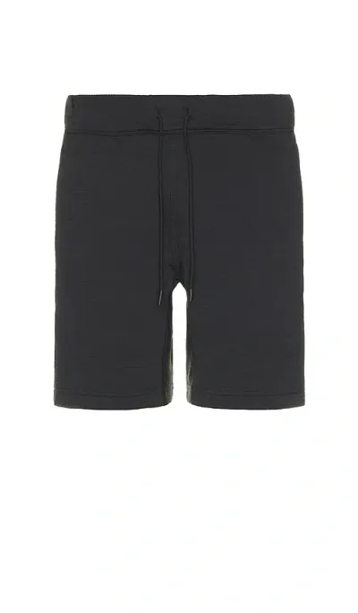 Reigning Champ Solotex Mesh Tiebreak Short 7 In Black