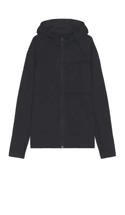 Reigning Champ Deltapeak 165 Full Zip In Black